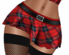 Dia - Red Plaid Skirt