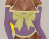 Bow Sweater Lilac/Butter