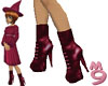 Short Stiletto Boots Ruby