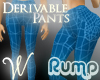 *W* Derivable Pants Rump