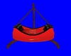 red  swing bed