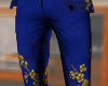 Blue and Yellow Pants