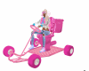 Cart Barbie go kart race