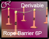 Six Post Rope Barrier