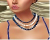 blue pearls necklace