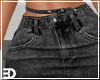Black Denim Skirt