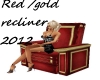 Recliner red/gold 2012
