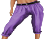 Purple Baggy Summer Pant