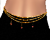 Ruby N' Gold Belly Chain