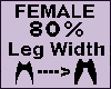 Leg Thigh Scaler 80% Fem