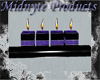 -AN- Purple Iced Candles