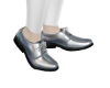 elegant silver shoes