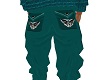 RICH YOUNG PANTS TURQUOI