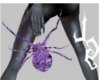 Grim Violet Spider Purse