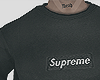 Supreme Logo Pure Black