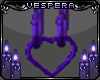 -V- Purple Heart Hoops