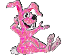 Pink Glitter Bunny