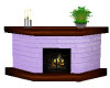 lilac fireplace
