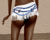 Fringed mini skirt
