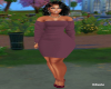 Eggplant Fall Dress