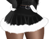 Xmas Fur skirt Black