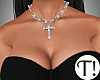 T! Cross Fur Top Black