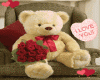 (tig) 143 Bear w/Roses