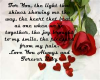 Valentine Love w/roses