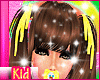 KID Pig Tails Long Brown