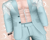 L: Blue Teal Suit