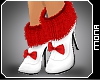 Christmas boots with bow