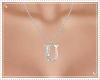 Necklace of letters U