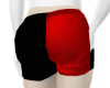 Red Black Muscular Short