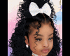 kid curly bow