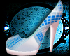 [Fleur] Blue&White Shoes