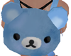 blue teddy backpack