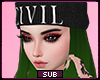 Black Green Ombre Beanie