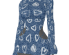 (AP) Denim hearts
