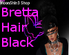 Bretta Hair Black