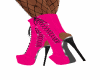 Boots pink&black