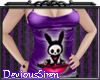 'DS Purple Zipper Bunny