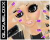 #Purple Plastic Nails#
