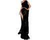 (BR) black gown