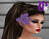 Hair Flower Right purple