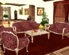 Living room set 'maroon'
