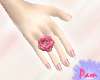 ~PaM~ Pink Rose Ring-R-