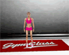 animated gym yoga mat