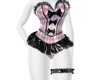 Black and Pink Clown gir