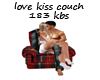 love kiss couch 