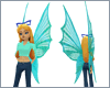 Queen Fairy Wings (teal)